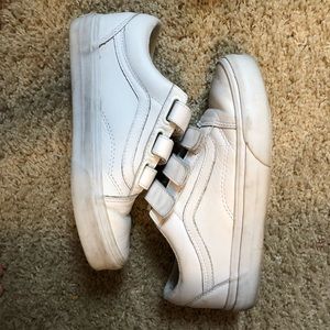 Leather Velcro Vans